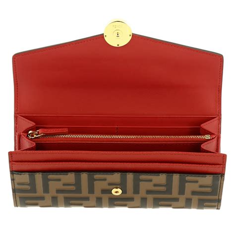 fendi roma wallet red eyes|fendi clothing for women.